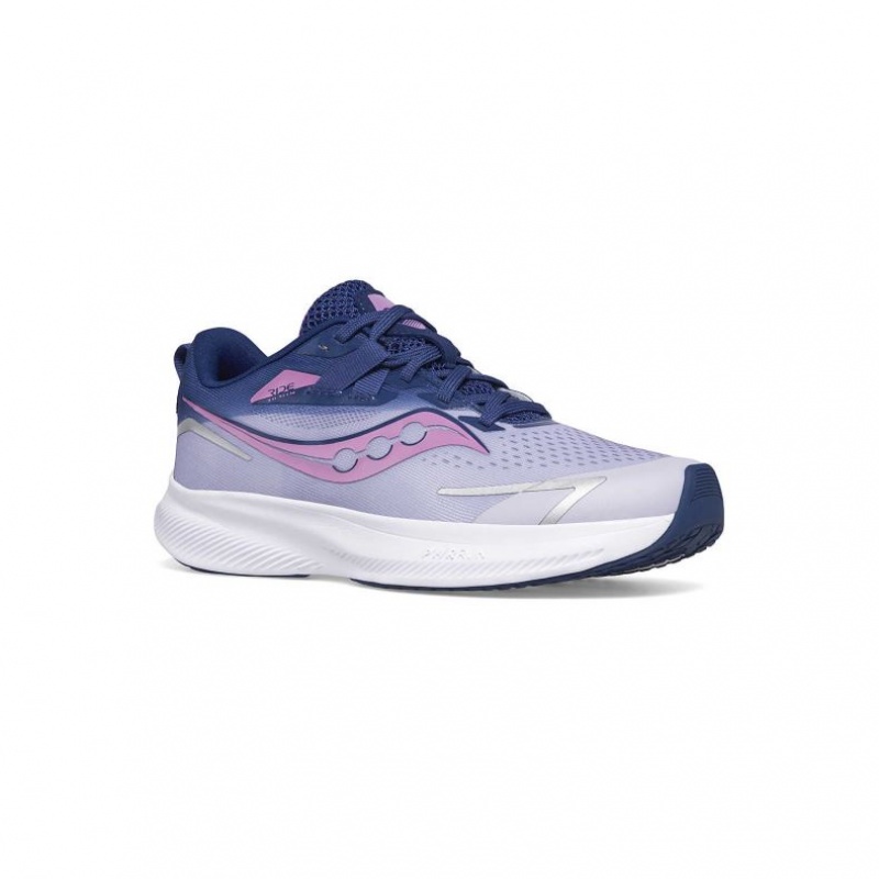 Saucony Ride 15 Sneaker Große Kinder Lila Indigo | BERLIN YMUSFO