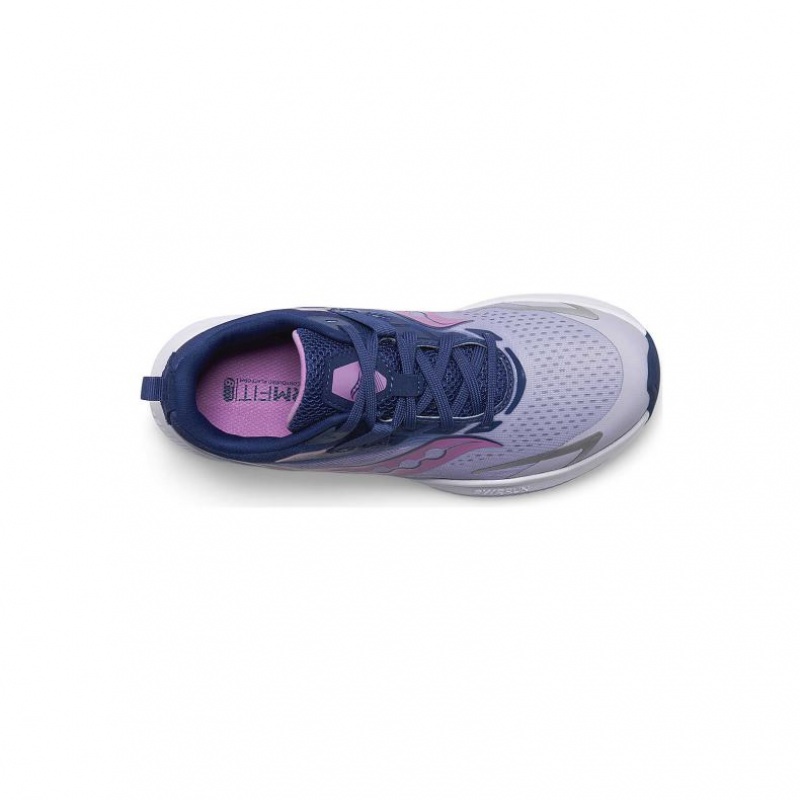 Saucony Ride 15 Sneaker Große Kinder Lila Indigo | BERLIN YMUSFO