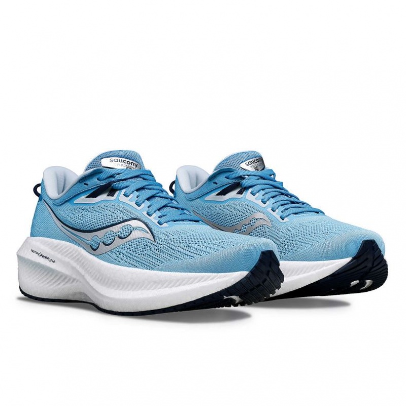 Saucony Triumph 21 Laufschuhe Damen Blau | BERLIN VSRYIK