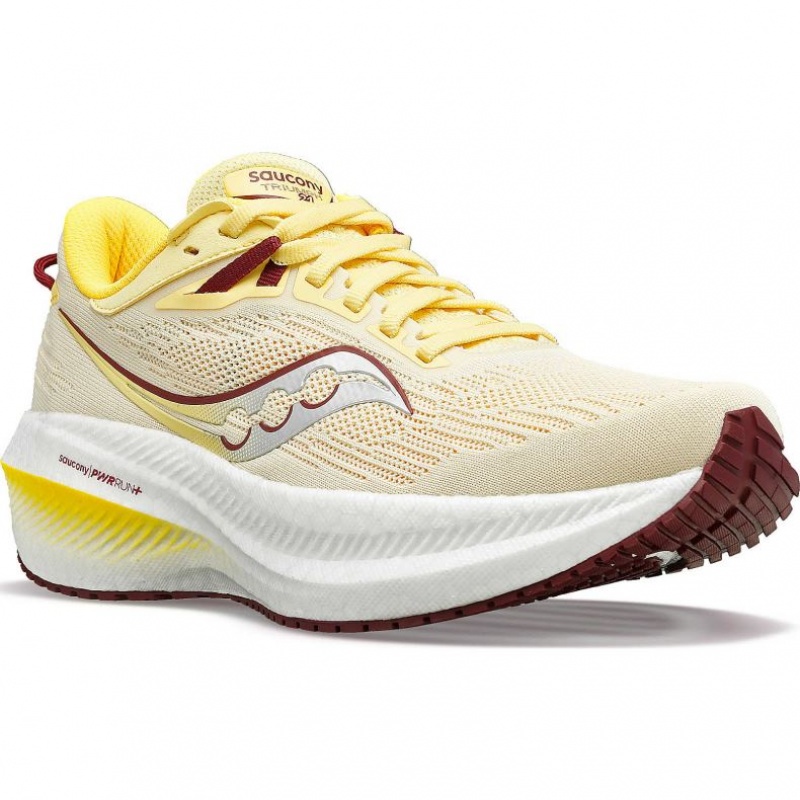 Saucony Triumph 21 Laufschuhe Damen Gelb | BERLIN VZKBAX