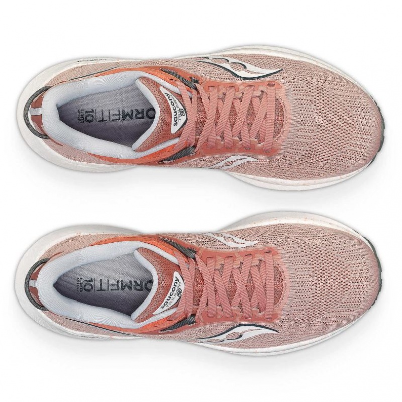 Saucony Triumph 21 Laufschuhe Damen Koralle | BERLIN CPVWJT