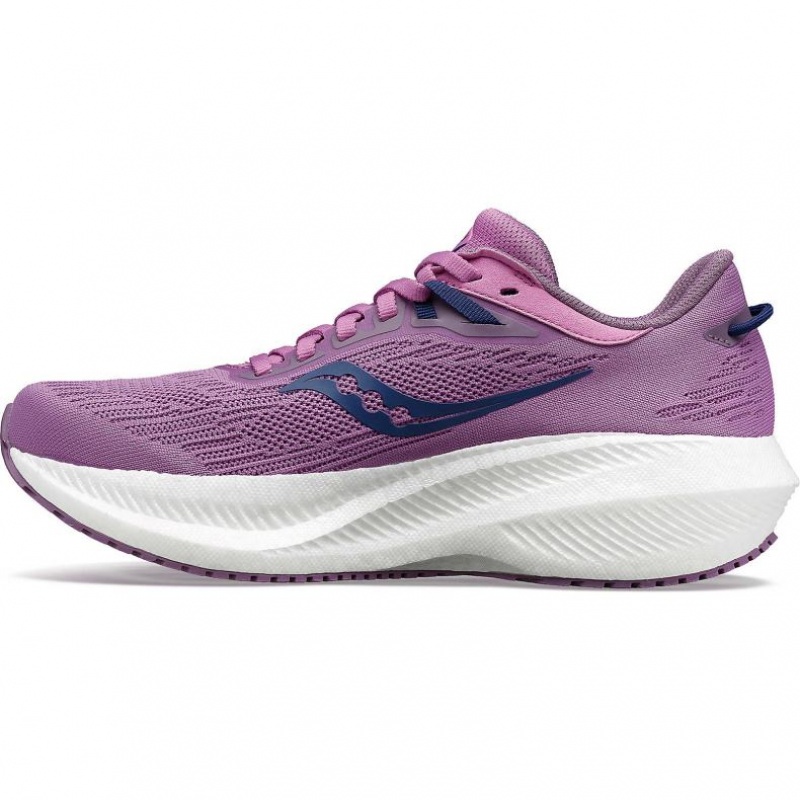 Saucony Triumph 21 Laufschuhe Damen Lila | BERLIN QORKDU