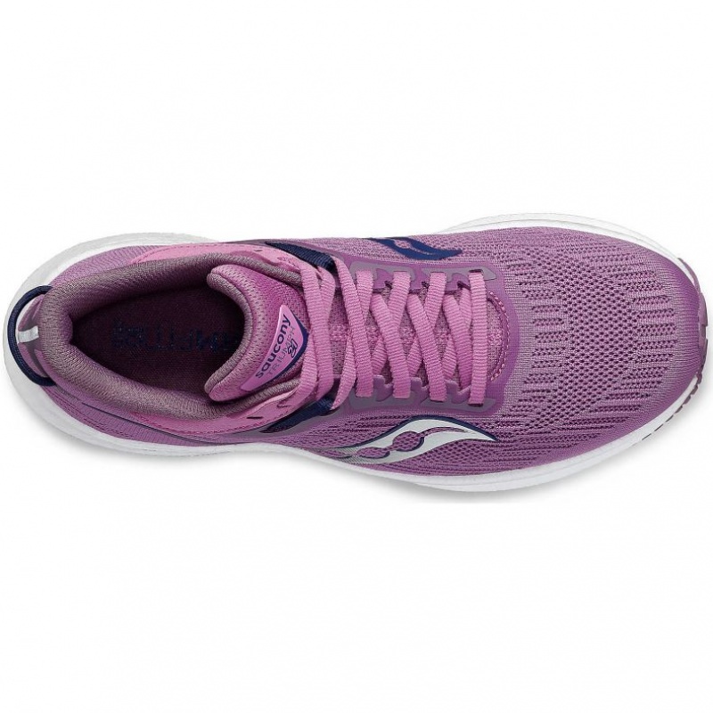 Saucony Triumph 21 Laufschuhe Damen Lila | BERLIN QORKDU