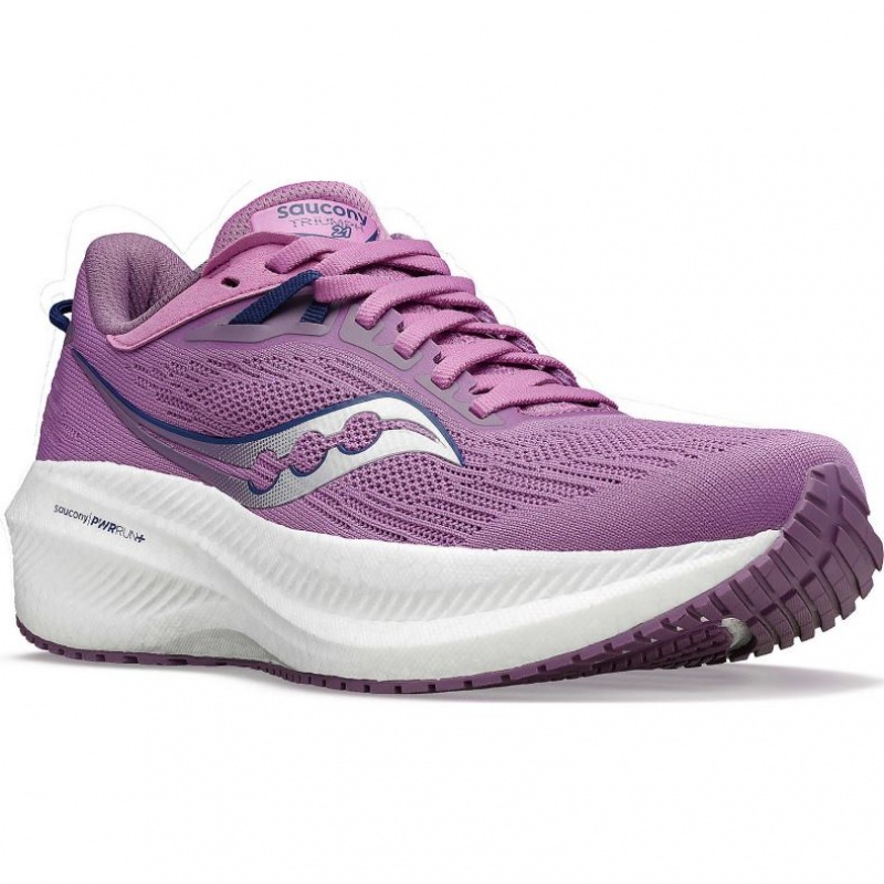 Saucony Triumph 21 Laufschuhe Damen Lila | BERLIN QORKDU