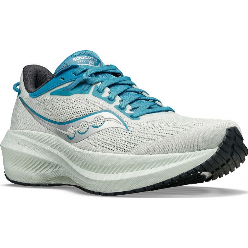 Saucony Triumph 21 Laufschuhe Damen Weiß | BERLIN CXLPET