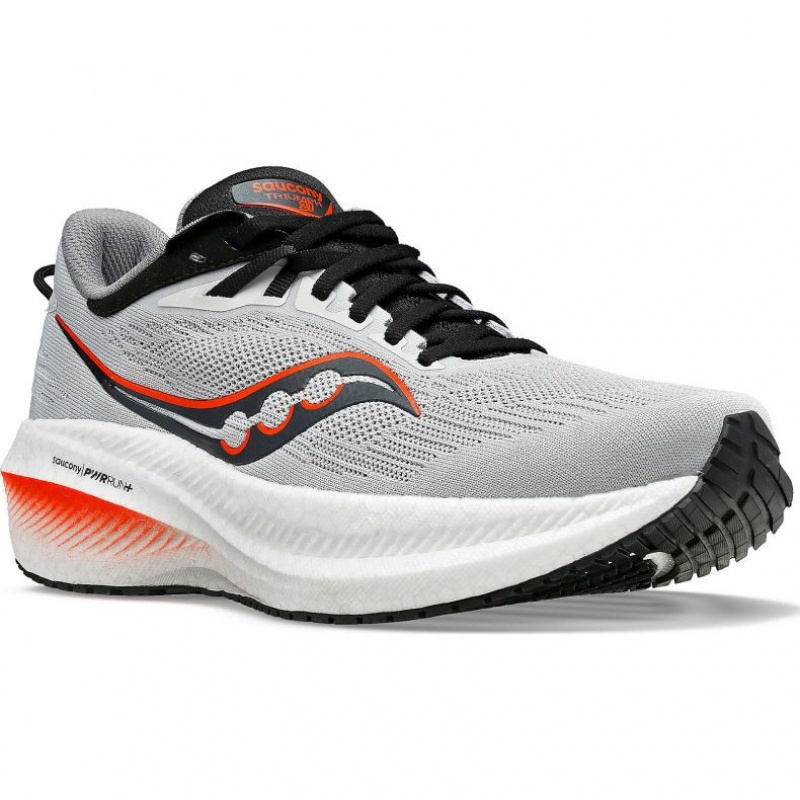 Saucony Triumph 21 Laufschuhe Herren Grau | BERLIN TUWPOQ