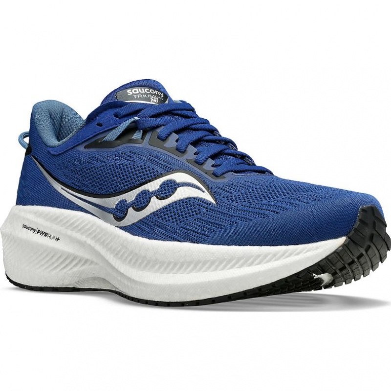 Saucony Triumph 21 Laufschuhe Herren Indigo | BERLIN UHRKQM