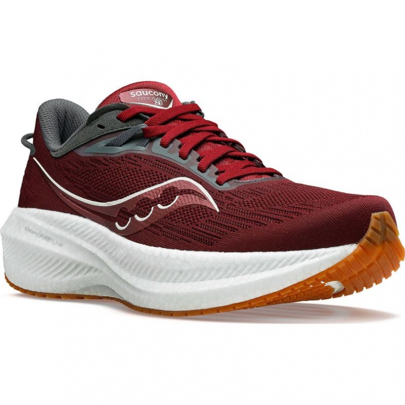 Saucony Triumph 21 Laufschuhe Herren Rot | BERLIN LVZRDI