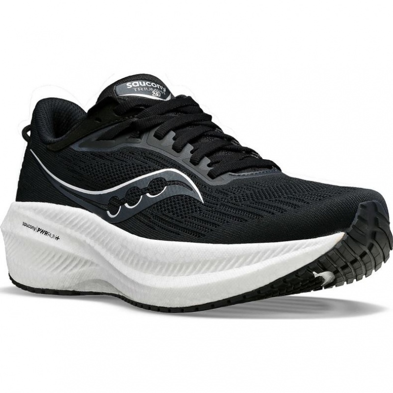 Saucony Triumph 21 Laufschuhe Herren Schwarz Weiß | BERLIN FOKSRD