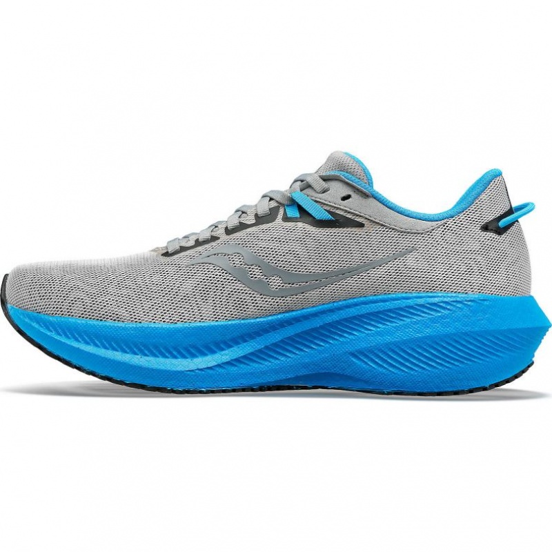 Saucony Triumph 21 Laufschuhe Herren Silber Blau | BERLIN YUJSCB