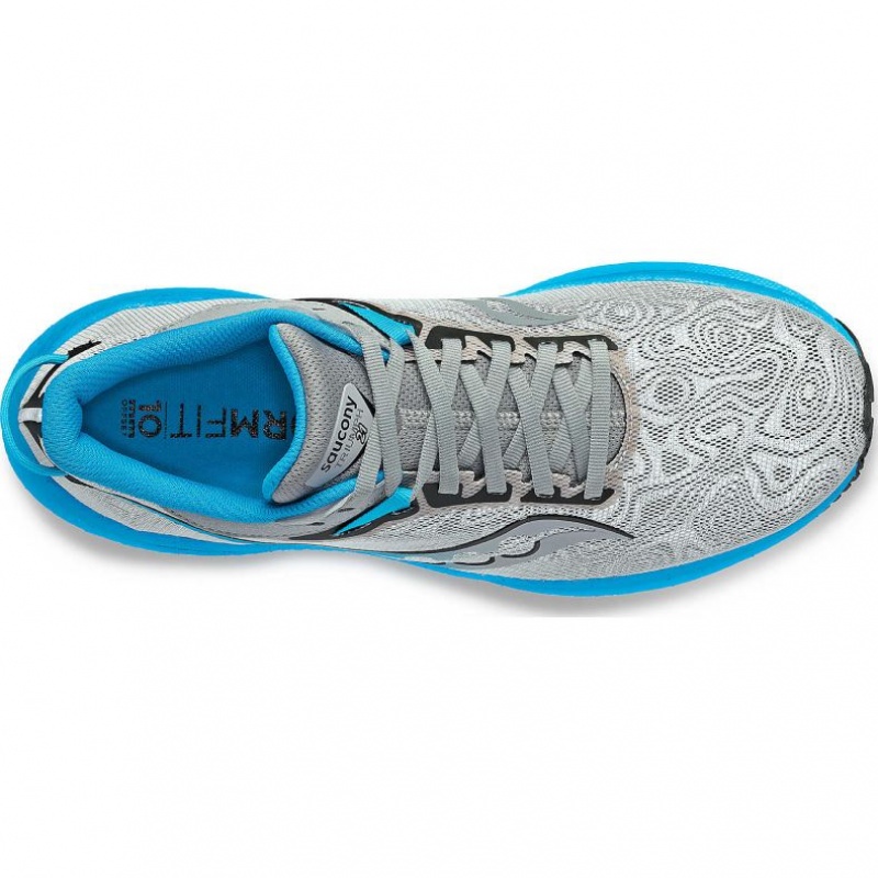 Saucony Triumph 21 Laufschuhe Herren Silber Blau | BERLIN YUJSCB