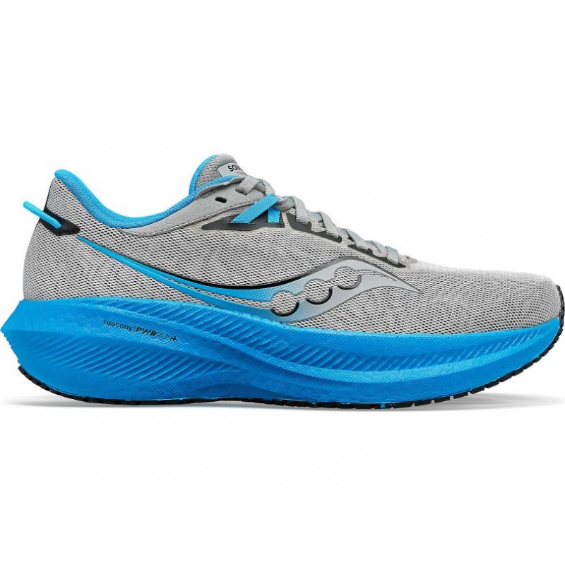 Saucony Triumph 21 Laufschuhe Herren Silber Blau | BERLIN YUJSCB