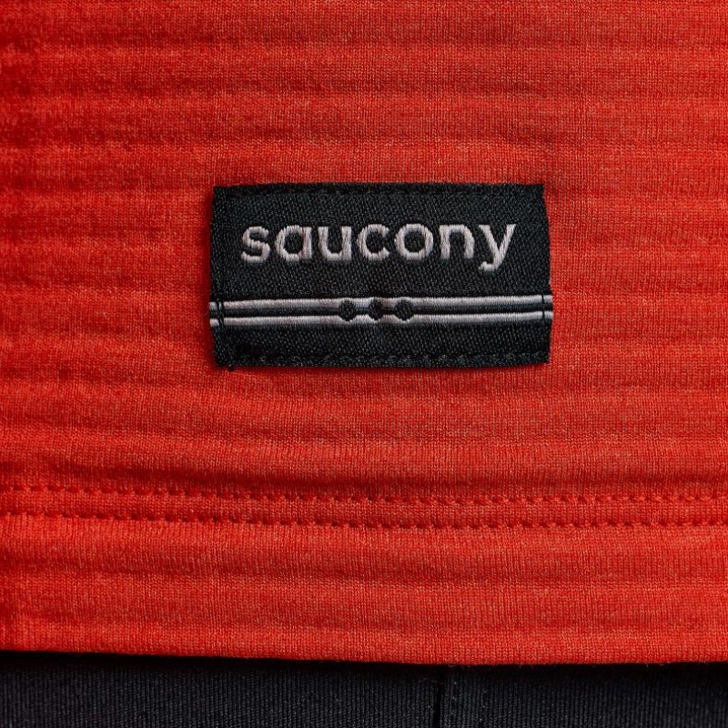 Saucony Triumph 3D Crew Sweatshirt Herren Orange | BERLIN WAJZSN