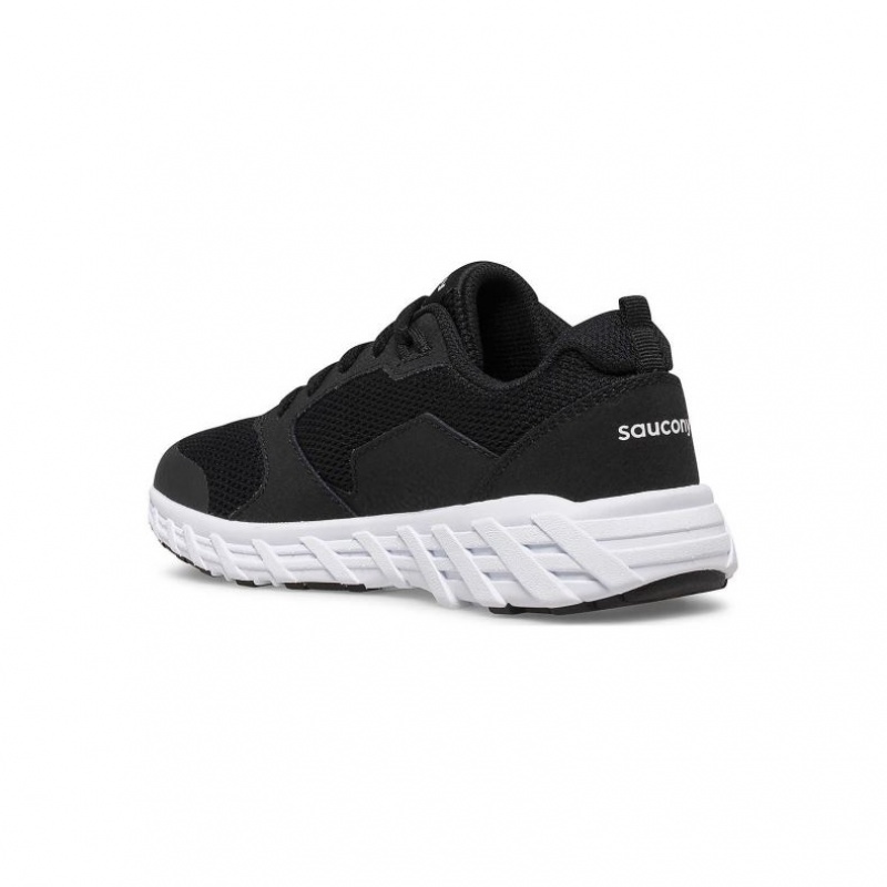 Saucony Wind 2.0 Lace Sneaker Große Kinder Schwarz | BERLIN DJIKXA