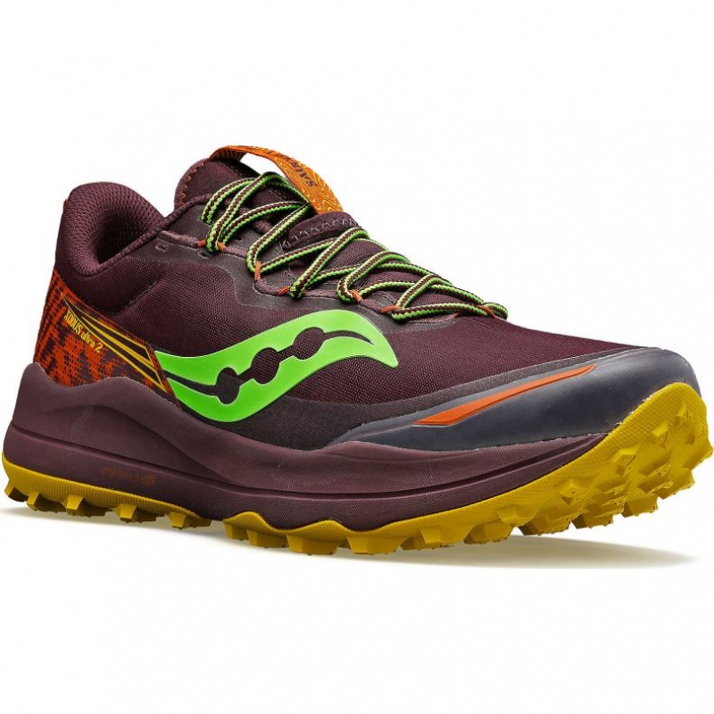 Saucony Xodus Ultra 2 Trailrunning Schuhe Herren Bordeaux | BERLIN JQOHPM