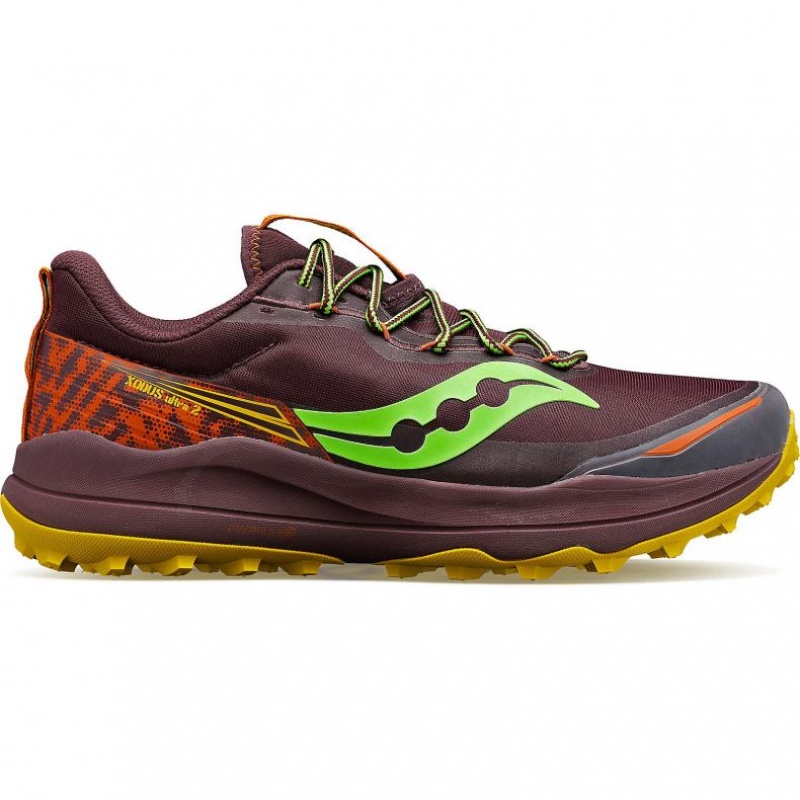 Saucony Xodus Ultra 2 Trailrunning Schuhe Herren Bordeaux | BERLIN JQOHPM